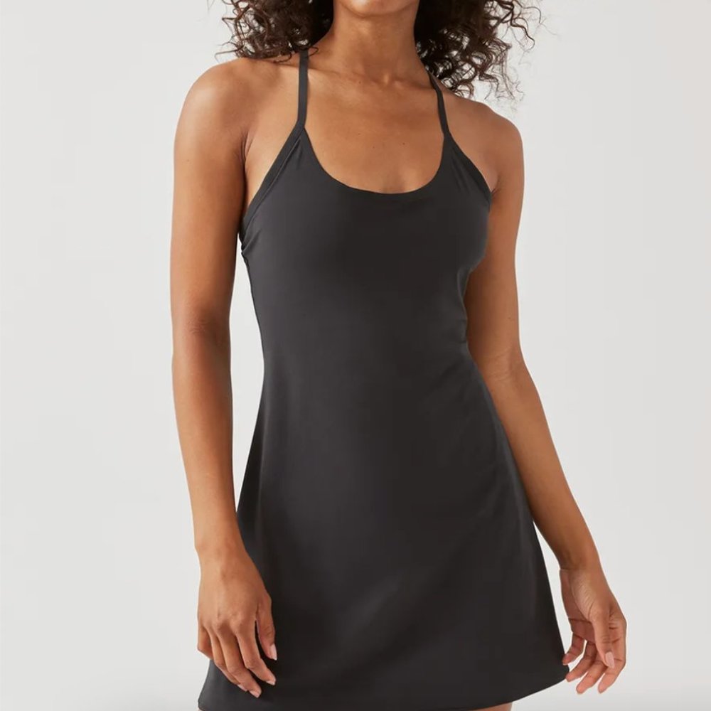 NWOT BLACK EXERCISE DRESS